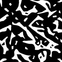 black and white organic pattern