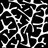 black and white organic pattern