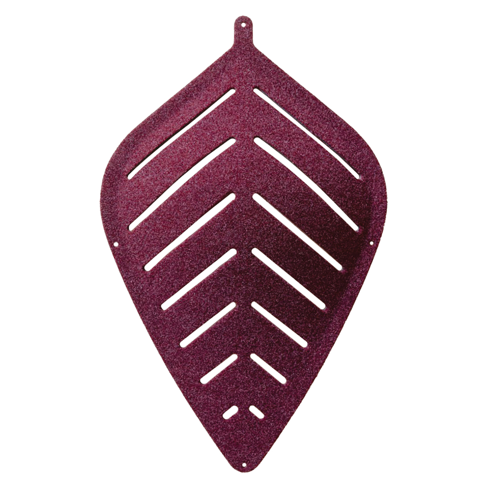 Airleaf Acoustic Tile in a maroon color
