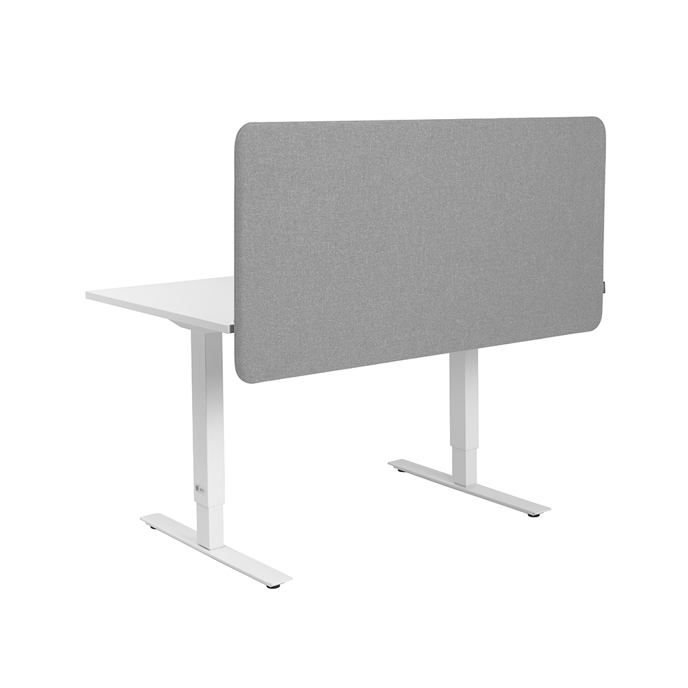 Softline grey acoustic desk screen