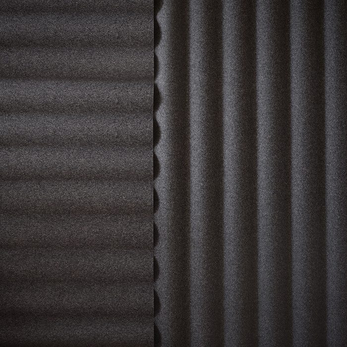dark grey Scala acoustic wall panel