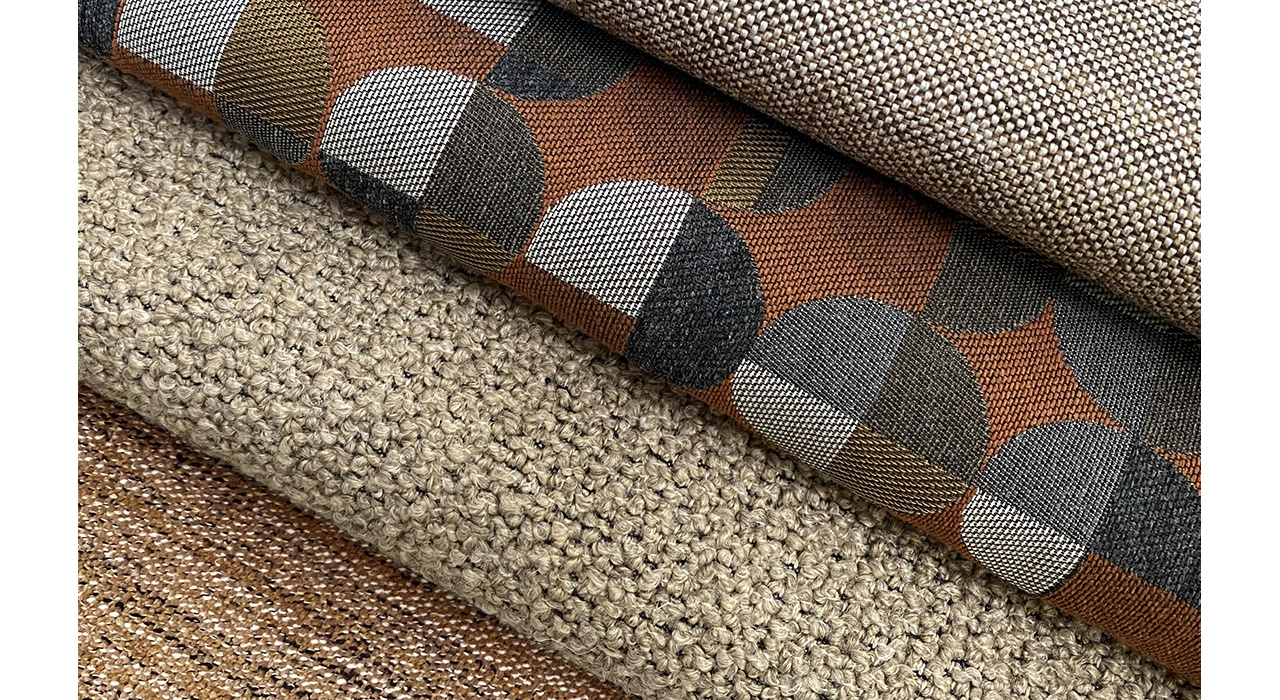 tan and rust colored textiles combined in a flat-lay