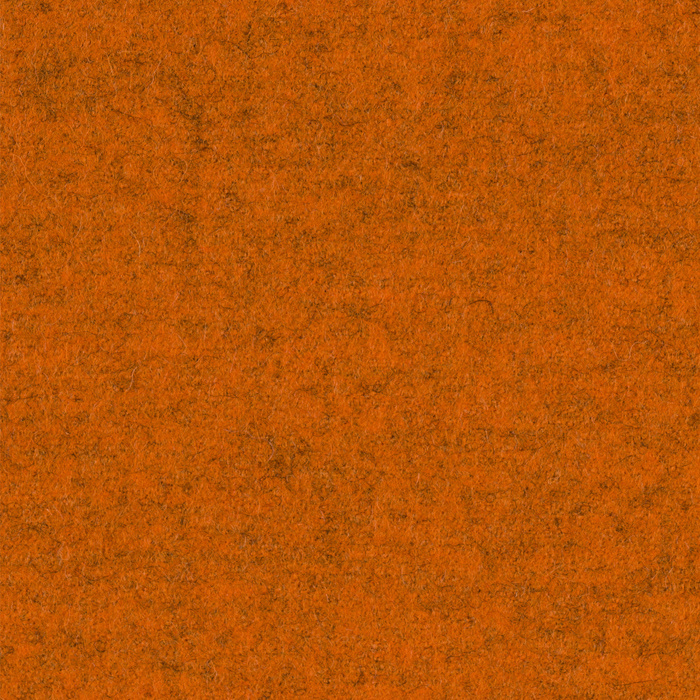 detail of orange fabric covering