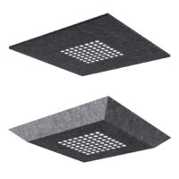 8 Squared sound absorbing drop ceiling tile