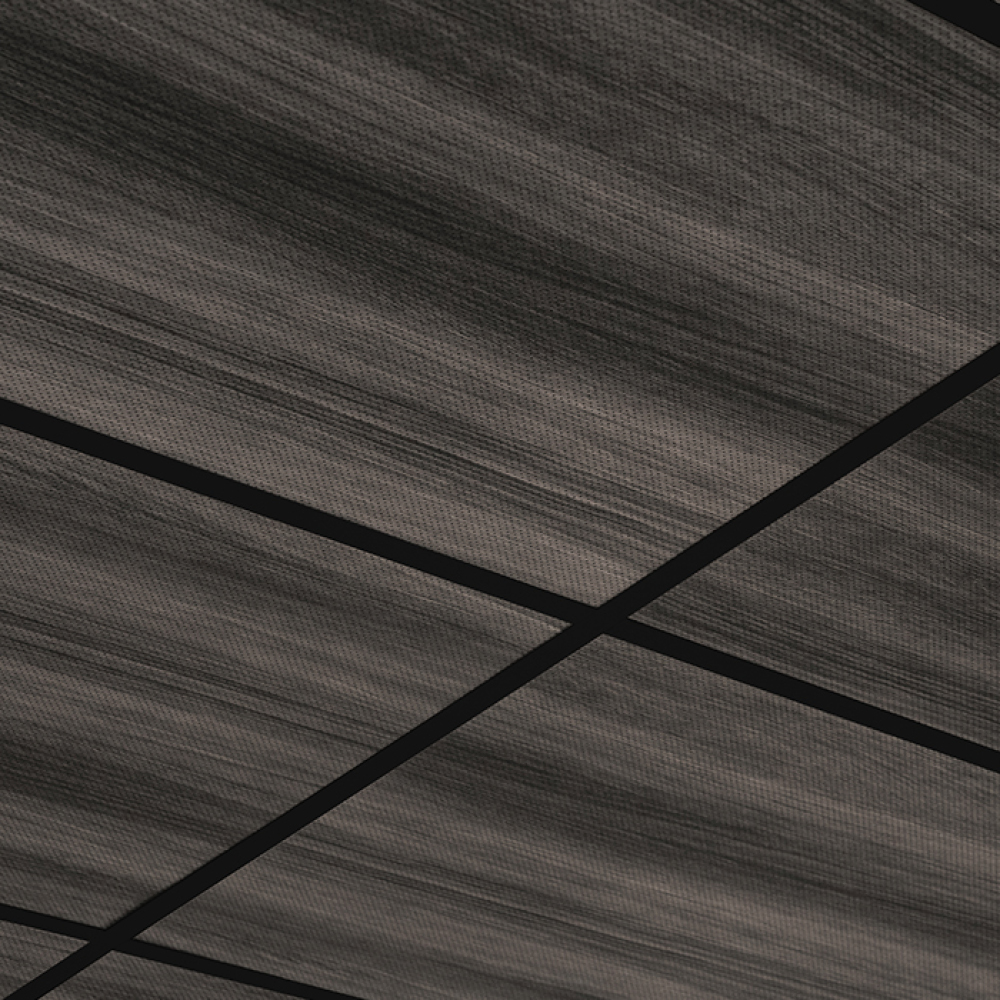 dark wood grain print on ceiling tile in grid