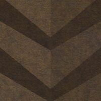 detail of brown felt faced acoustic tile with chevron pattern