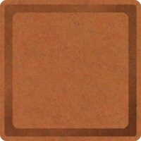 detail of sound absorbing square wall tile with a dark orange felt face
